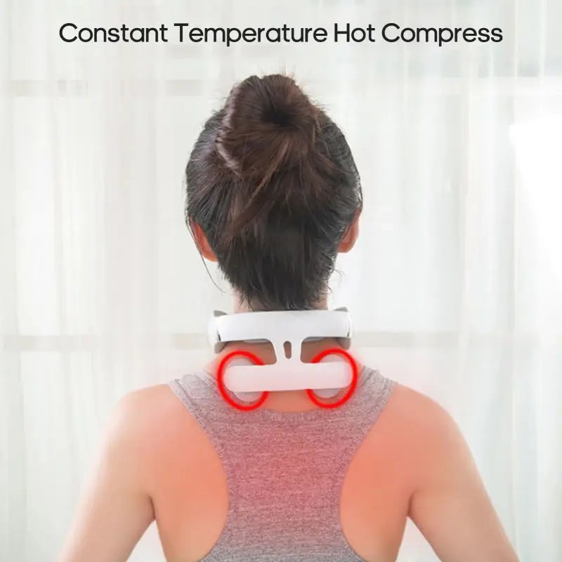 4D Massage Coverage – Four massage heads target the entire neck area.