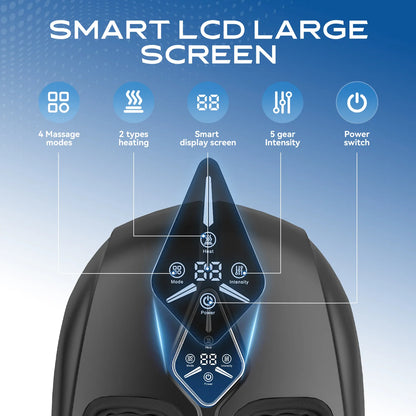 Electric Foot Massager with Heat & Airbag Compression.